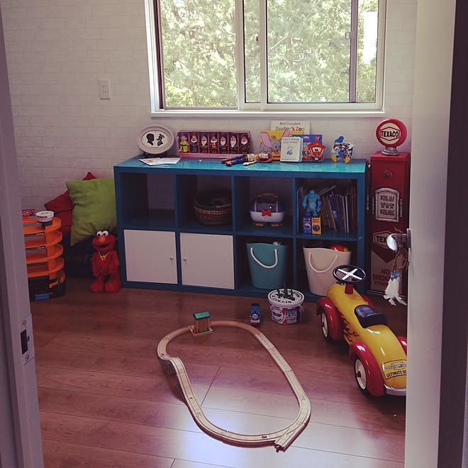 部屋全体 ディズニー好きのお部屋 アメリカンスタイルも好き Kidsroom 子供部屋男の子 などのインテリア実例 15 05 03 09 18 04 Roomclip ルームクリップ