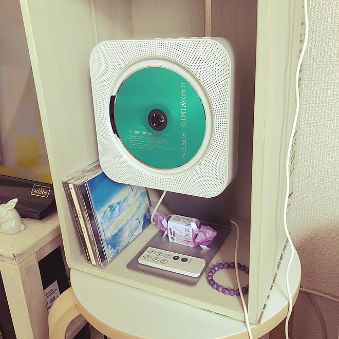 無印良品 Cdプレーヤー 音楽 一人暮らし イベント参加 などのインテリア実例 01 19 13 22 24 Roomclip ルームクリップ