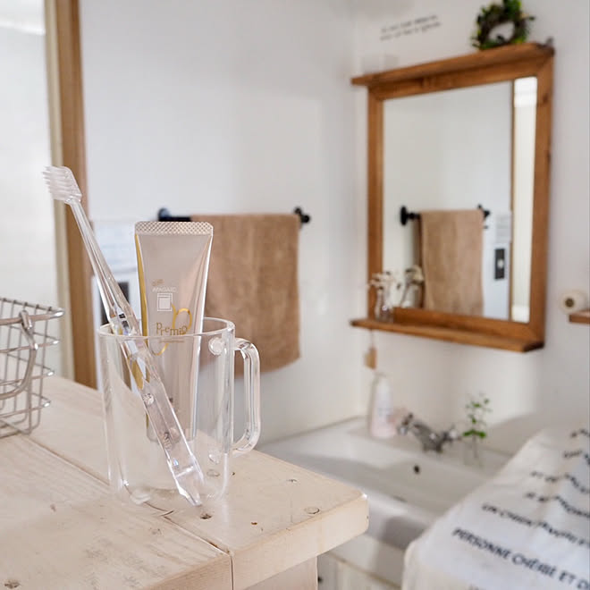 水栓 IKEA/オシャレな水栓/洗面所DIY/IKEA/中古住宅...などのインテリア実例 - 2019-07-02 12:51:34