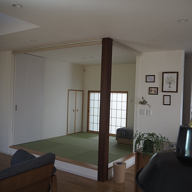 部屋全体 和室 小上がり和室 化粧柱 琉球畳 などのインテリア実例 18 06 17 09 18 21 Roomclip ルームクリップ
