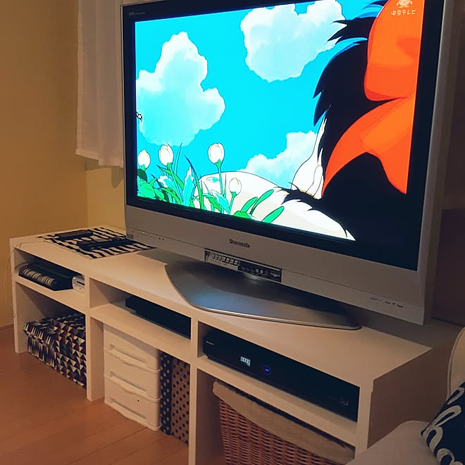 リビング カインズホームのペンキ Diy テレビ台 カインズホーム などのインテリア実例 16 09 15 00 29 47 Roomclip ルームクリップ