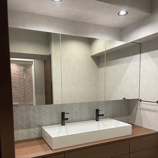 美ルック 洗面所 Ks Project 名古屋モザイクタイル 名古屋モザイク などのインテリア実例 21 03 08 44 15 Roomclip ルームクリップ