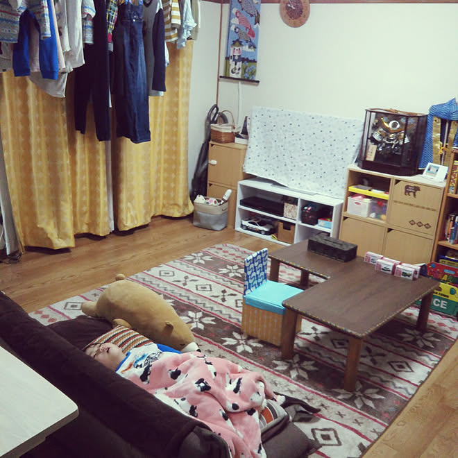 リビング 市営団地 団地住まい 引っ越したて 団地 などのインテリア実例 19 04 29 21 56 21 Roomclip ルームクリップ