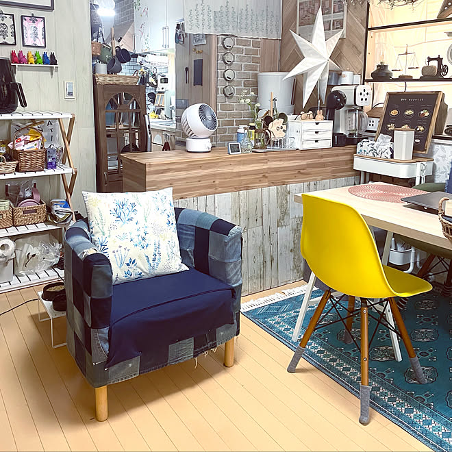 手作り ソファーカバー リメイク ソファー Ikea 1人がけソファー 令和4年3月4日 ソファ などのインテリア実例 22 03 04 09 28 01 Roomclip ルームクリップ