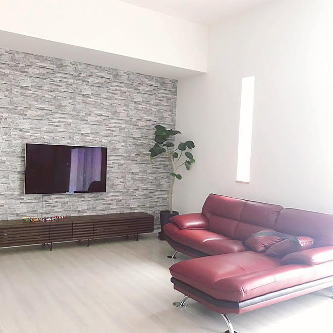 リビング イベント参加 椅子 レンガ調壁紙 カウチソファー などのインテリア実例 18 10 06 22 19 15 Roomclip ルームクリップ