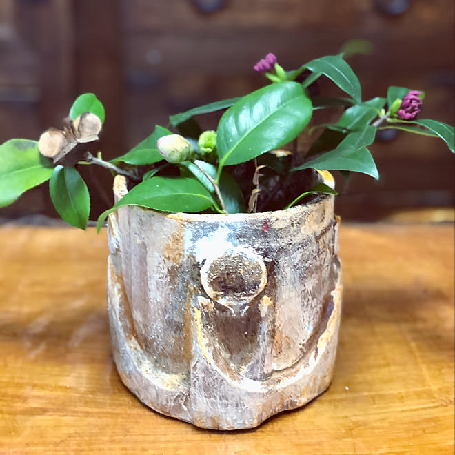 花瓶 段ボールで花瓶 段ボールアート 机のインテリア実例 02 10 07 30 41 Roomclip ルームクリップ