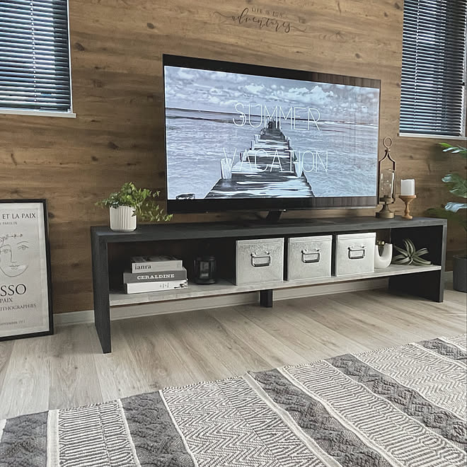 モノトーン 木目調クロス マイホーム 注文住宅 戸建て などのインテリア実例 21 07 22 14 32 48 Roomclip ルームクリップ