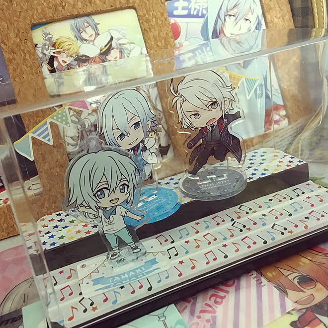 アニメグッズ Idolish7 100均 雑貨 ダイソー などのインテリア実例 16 09 24 01 19 49 Roomclip ルームクリップ