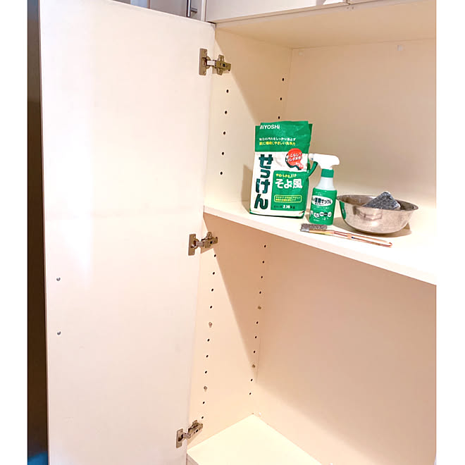 粉せっけん 重曹せっけん泡スプレー 下駄箱 下駄箱掃除 ミヨシ石鹸 などのインテリア実例 21 02 23 16 44 17 Roomclip ルームクリップ