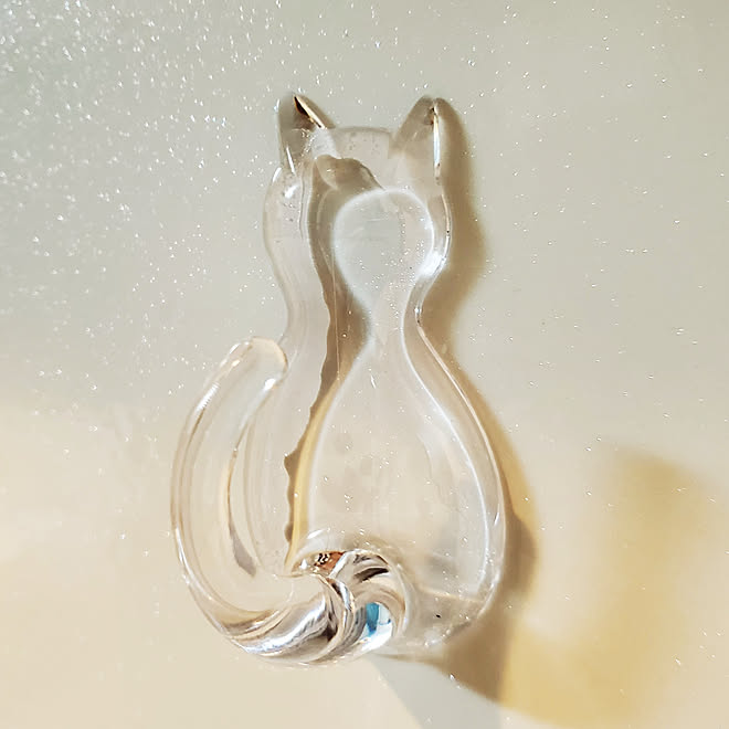 猫 ねこ フック 粘着フック ダイソーのインテリア実例 10 22 22 18 05 Roomclip ルームクリップ