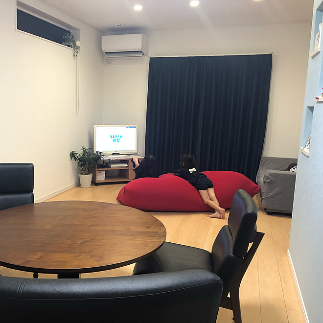 Yogiboビーズソファのある部屋/Yogibo/こどもと暮らす/リビングダイニング/部屋全体のインテリア実例 20191217 17
