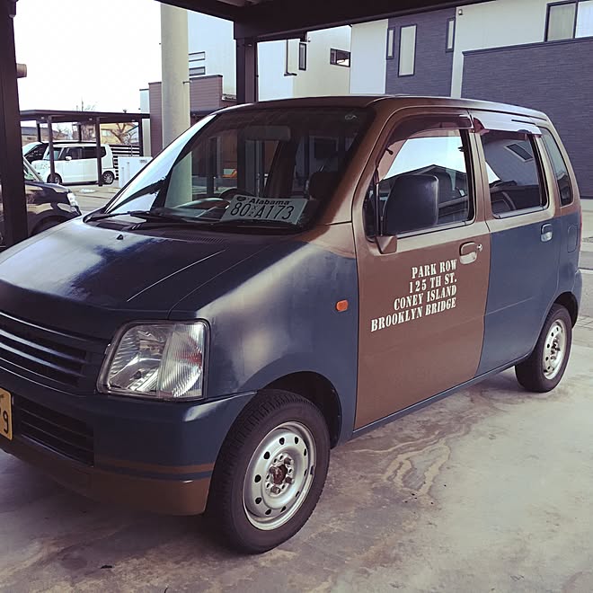 玄関 入り口 ステンシル 車 全塗装 塗装 などのインテリア実例 17 02 19 25 13 Roomclip ルームクリップ