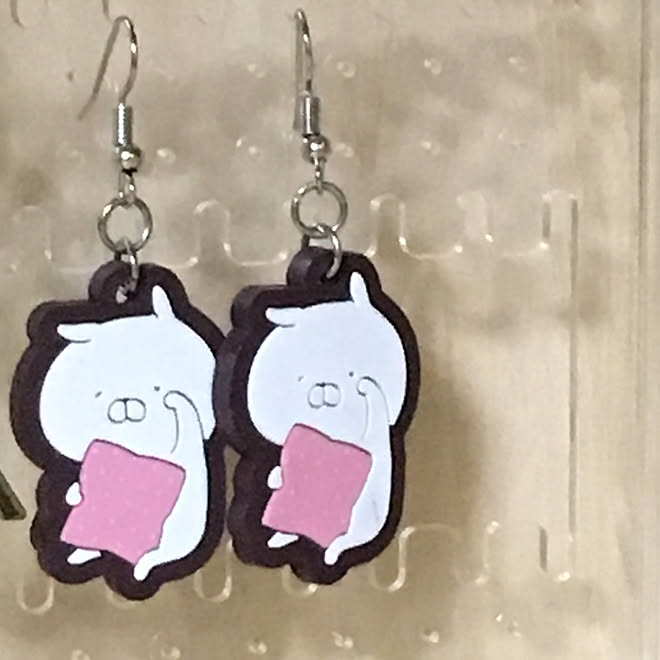 うさまる 手作りピアス ピアス作ってます のインテリア実例 17 10 19 28 21 Roomclip ルームクリップ