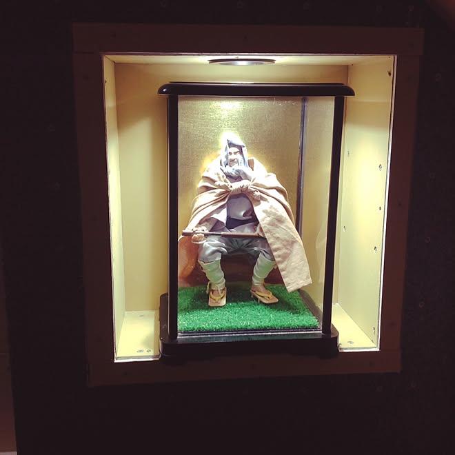 棚 ダウンライト 座頭市フィギュア Diy 無理難題 などのインテリア実例 16 02 28 12 46 59 Roomclip ルームクリップ