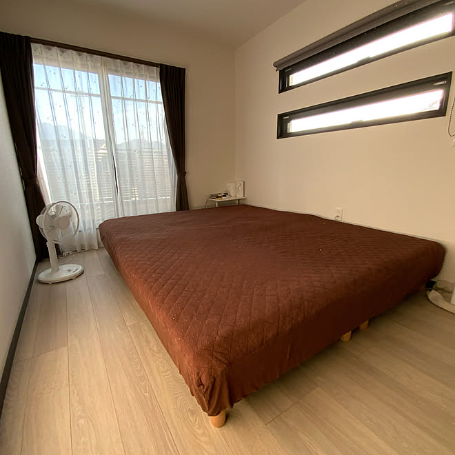 ベッドルーム 引っ越しから10ヶ月 ベッドスタイル 寝室 新築建て替え などのインテリア実例 21 05 24 09 43 03 Roomclip ルームクリップ