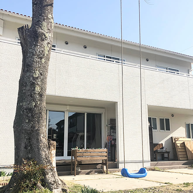 ハイジのブランコ 廃パレット ベジトラグ 家庭菜園 デッキガーデン などのインテリア実例 22 03 30 18 22 37 Roomclip ルームクリップ