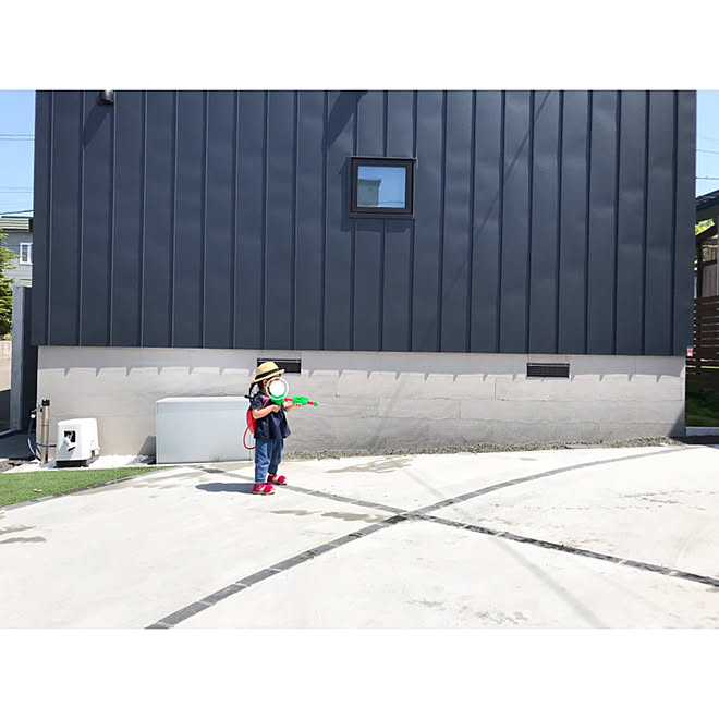 外構 駐車場 コンクリート 一戸建て 北王 などのインテリア実例 19 05 28 56 07 Roomclip ルームクリップ