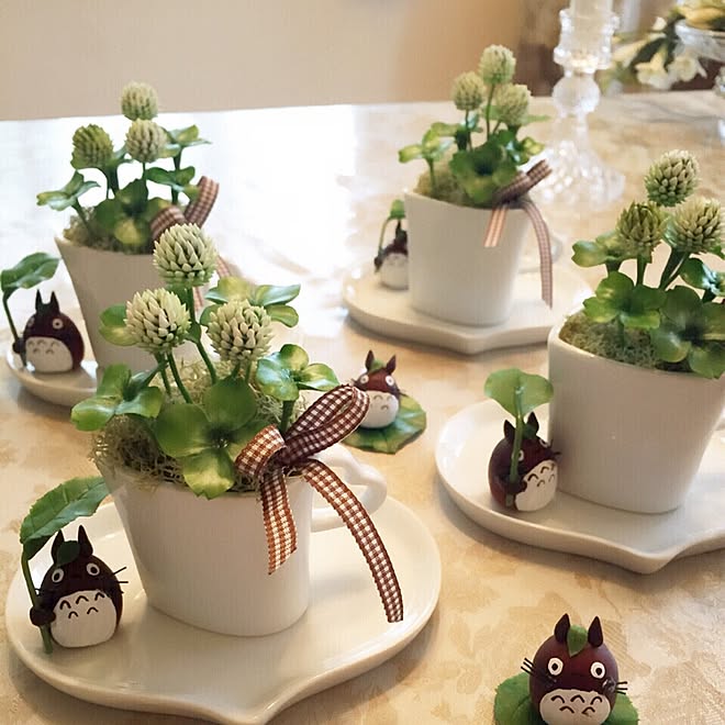 机 クローバー 四つ葉のクローバー シロツメクサ 机ではありませんが などのインテリア実例 15 12 01 00 56 Roomclip ルームクリップ