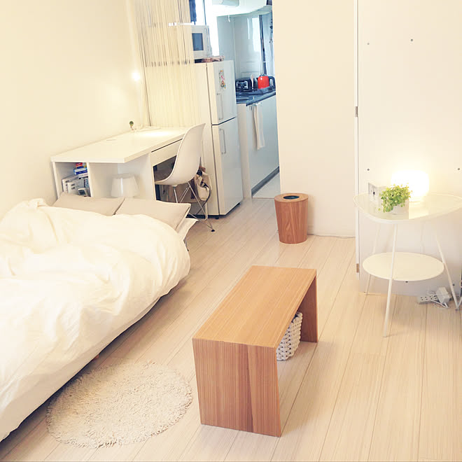 5畳半/部屋全体/狭い部屋/ひとり暮らし/IKEA&hellip;などのインテリア実例 20180819 215335 ｜ RoomClip