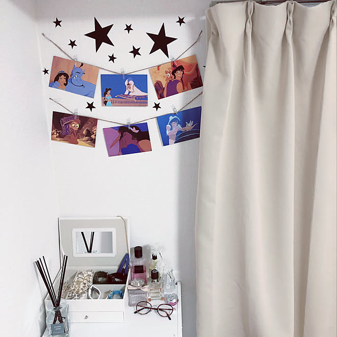 アラジン ウォールステッカー 一人暮らし ドライフラワー ニトリ などのインテリア実例 01 09 15 47 43 Roomclip ルームクリップ