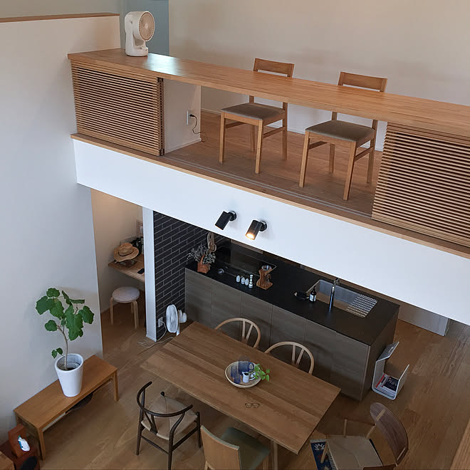 机 北欧インテリアに憧れる 注文住宅 積水ハウスシャーウッド 積水ハウス などのインテリア実例 18 10 01 22 44 36 Roomclip ルームクリップ