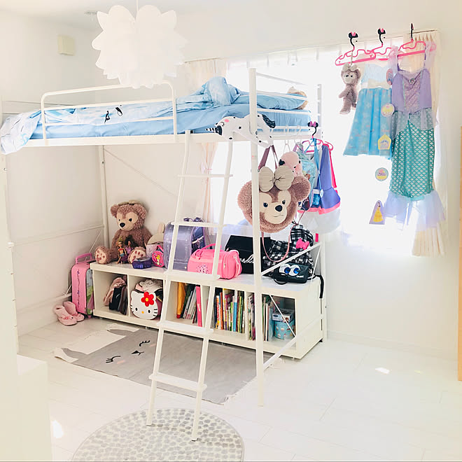 娘部屋改造計画 娘部屋 ニトリ ロフトベッド ベッド周り などのインテリア実例 05 11 14 38 05 Roomclip ルームクリップ