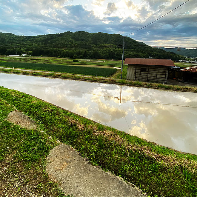 窓からの風景 和の家 田舎の風景 田舎の暮らし 和が落ち着く などのインテリア実例 05 21 23 11 46 Roomclip ルームクリップ