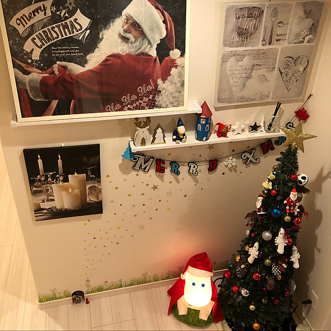 クリスマス/雑貨/サンタクロース/日々のこと/クリスマス雑貨...などのインテリア実例 - 2019-11-18 20:26:56