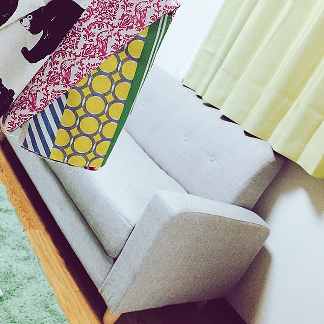 リビング カインズホーム Loft カーペット カーテン などのインテリア実例 15 04 01 01 47 53 Roomclip ルームクリップ