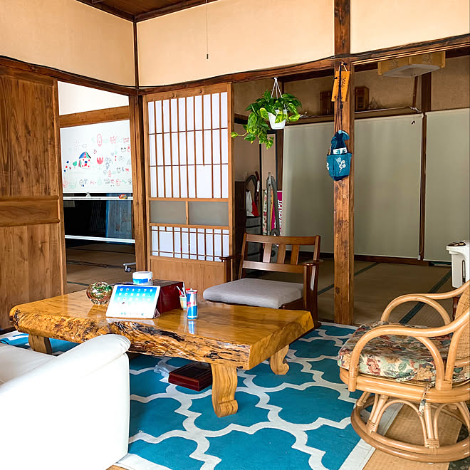 茶の間 古い家 築60年以上 築60 70年 リビングのインテリア実例 21 08 09 15 51 09 Roomclip ルームクリップ