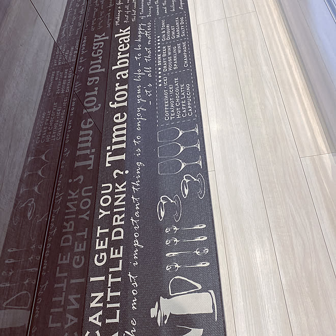 ニトリ/キッチンマット/キッチンのインテリア実例 20200922 205910 ｜ RoomClip（ルームクリップ）