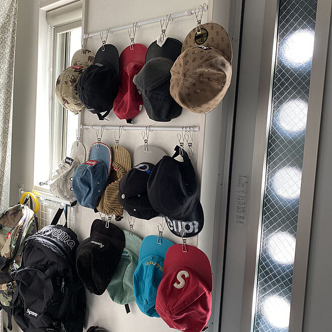 帽子収納 セリア 無印良品 玄関 入り口のインテリア実例 07 17 15 03 59 Roomclip ルームクリップ