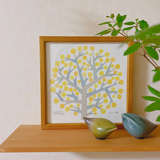 オーバルバード 希望の木 Tree Of Hope バーズワーズポスター バーズワーズ などのインテリア実例 07 24 23 03 52 Roomclip ルームクリップ