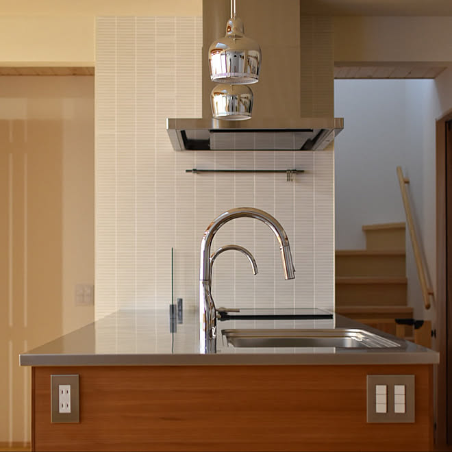 タカラスタンダード キッチン ブラックチェリー材 ステンレス天板 ステンレスキッチン などのインテリア実例 18 10 17 00 09 46 Roomclip ルームクリップ