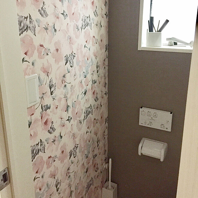 フランフラン 壁紙 バス トイレのインテリア実例 19 09 05 16 03 32 Roomclip ルームクリップ