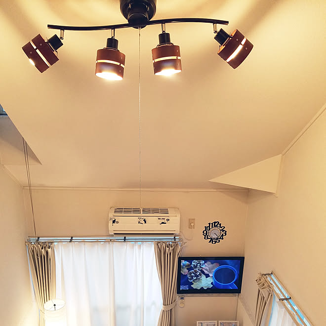 壁 天井 ワンルーム 間接照明 アパート 一人暮らし などのインテリア実例 11 16 16 59 17 Roomclip ルームクリップ