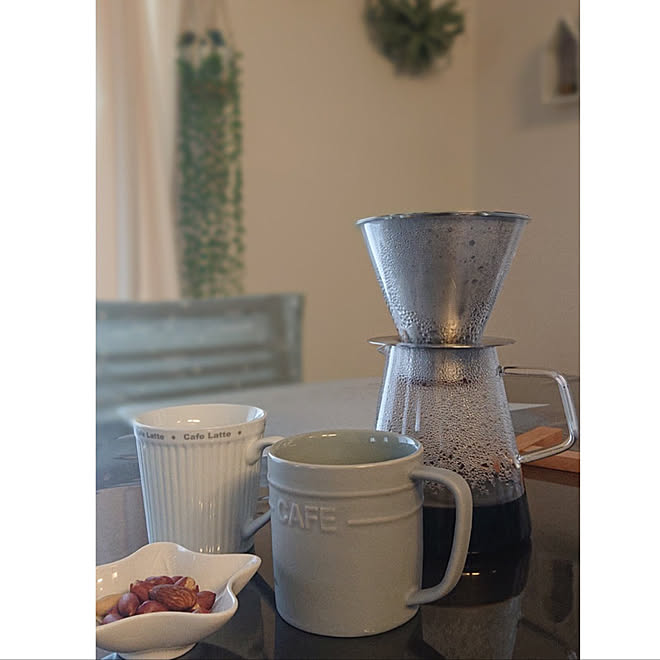 キントードリッパーポットセット Carat Kinto マグカップ コーヒードリッパー などのインテリア実例 05 06 12 55 11 Roomclip ルームクリップ