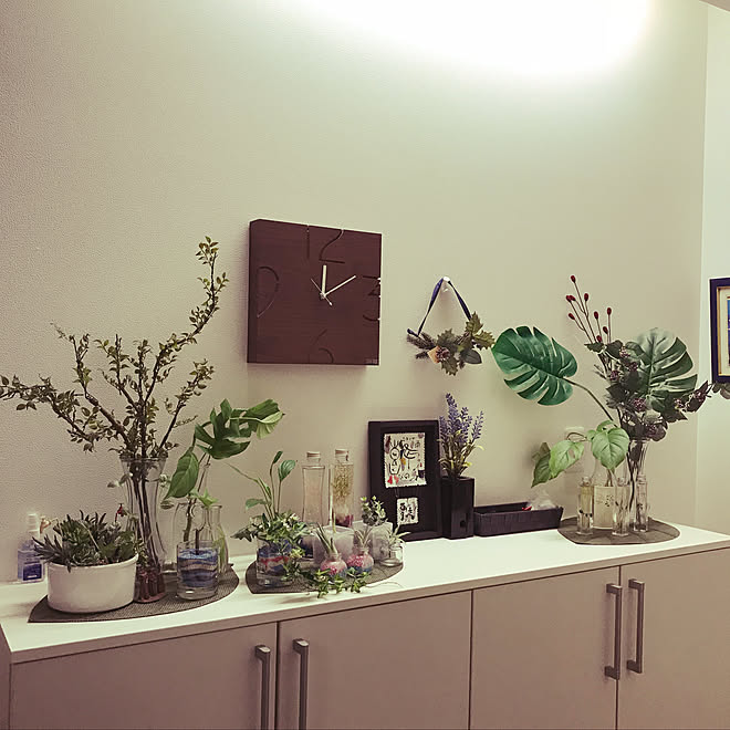 玄関/入り口/一輪挿し/フェイクグリーン/観葉植物/多肉植物&hellip;などのインテリア実例 20181210 003900
