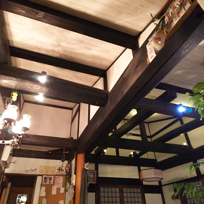 壁 天井 天井 田舎暮らし 日本家屋 築150年以上 などのインテリア実例 19 02 08 21 49 Roomclip ルームクリップ