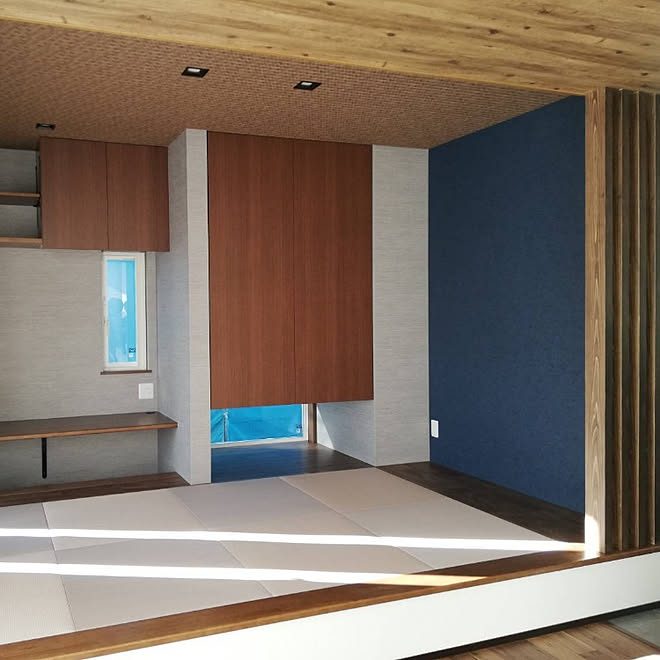 部屋全体 初投稿 和室 ピンクのたたみ 小上がり和室 などのインテリア実例 19 12 19 16 46 22 Roomclip ルームクリップ