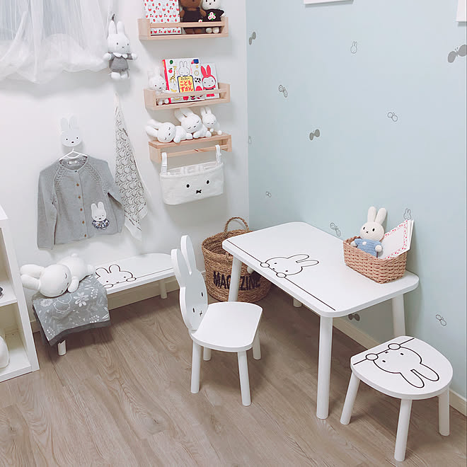 北欧 キッズルーム 子供部屋女の子 子供部屋 ミッフィー などのインテリア実例 09 23 11 39 07 Roomclip ルームクリップ