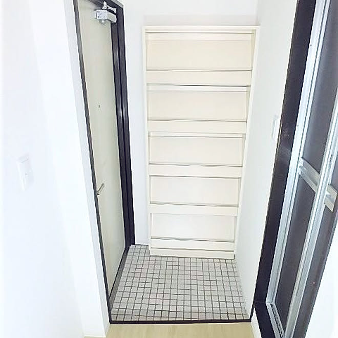 玄関/入り口/狭い玄関/狭くてもあきらめない/靴箱/玄関&hellip;などのインテリア実例 20180819 171813