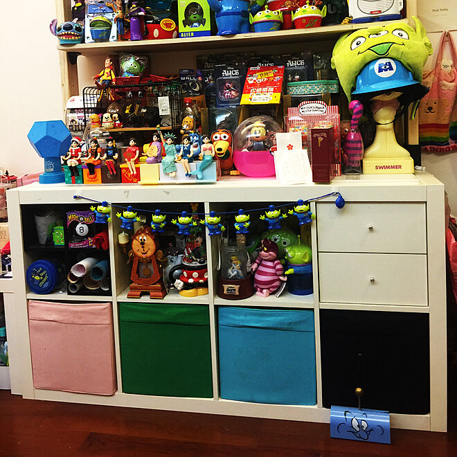 棚 ディズニー Toystory集め Toystory おもちゃ収納 などのインテリア実例 18 08 25 02 23 23 Roomclip ルームクリップ