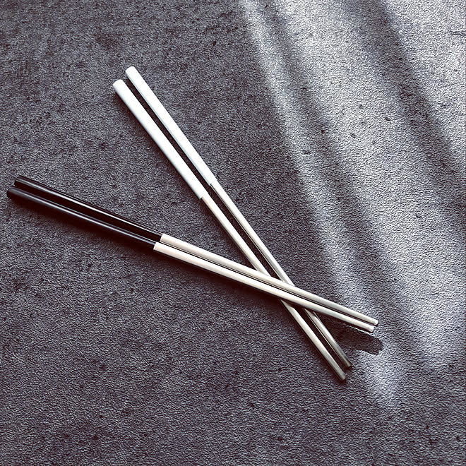 韓国インテリアに憧れる ステンレス箸 お箸 シンプル 購入品 などのインテリア実例 21 04 16 50 37 Roomclip ルームクリップ