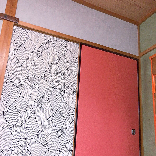 壁紙はってます 和室をおしゃれにしたい 和室改造計画 和室リフォーム 壁紙貼り替え などのインテリア実例 11 02 16 04 40 Roomclip ルームクリップ