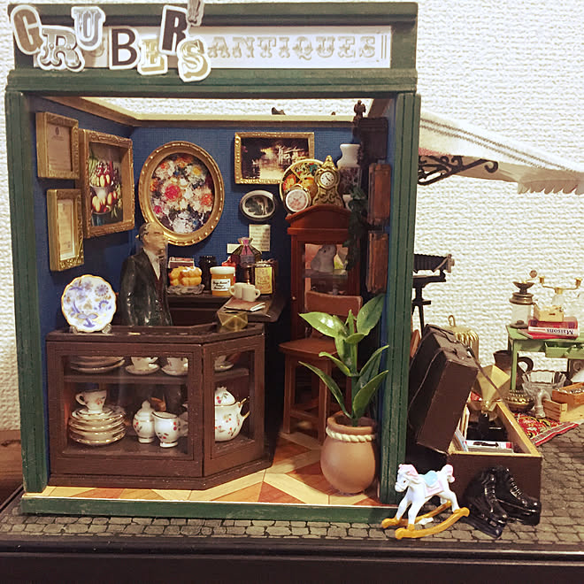 アンティーク パディントン 雑貨 ミニチュア ジオラマ などのインテリア実例 18 04 24 11 44 00 Roomclip ルームクリップ