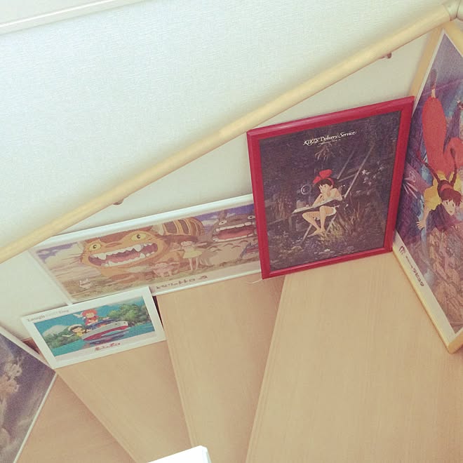 部屋全体 階段 パズル ジブリのインテリア実例 17 02 06 09 25 Roomclip ルームクリップ