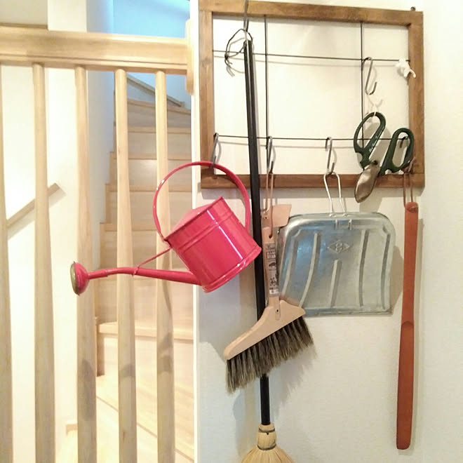 玄関 入り口 ムーミン 無印良品 北欧雑貨 レデッカーのほうき などのインテリア実例 17 10 19 16 14 57 Roomclip ルームクリップ
