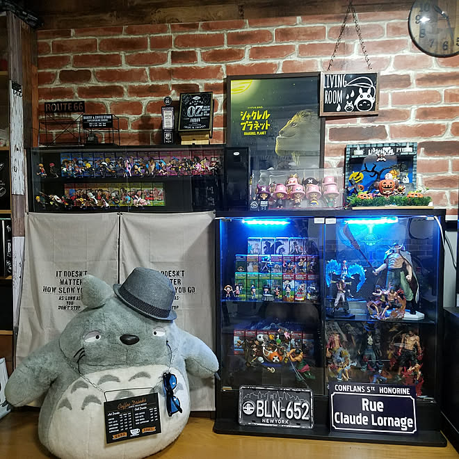 リビング これさえあれば わたしの部屋 団地 ワンピースフィギュア しゃくれるプラネット などのインテリア実例 18 07 09 22 39 33 Roomclip ルームクリップ