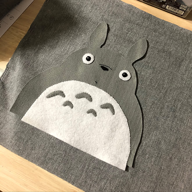 防災ずきんカバー トトロ ハンドメイド 100均 ダイソー などのインテリア実例 09 14 01 29 45 Roomclip ルームクリップ